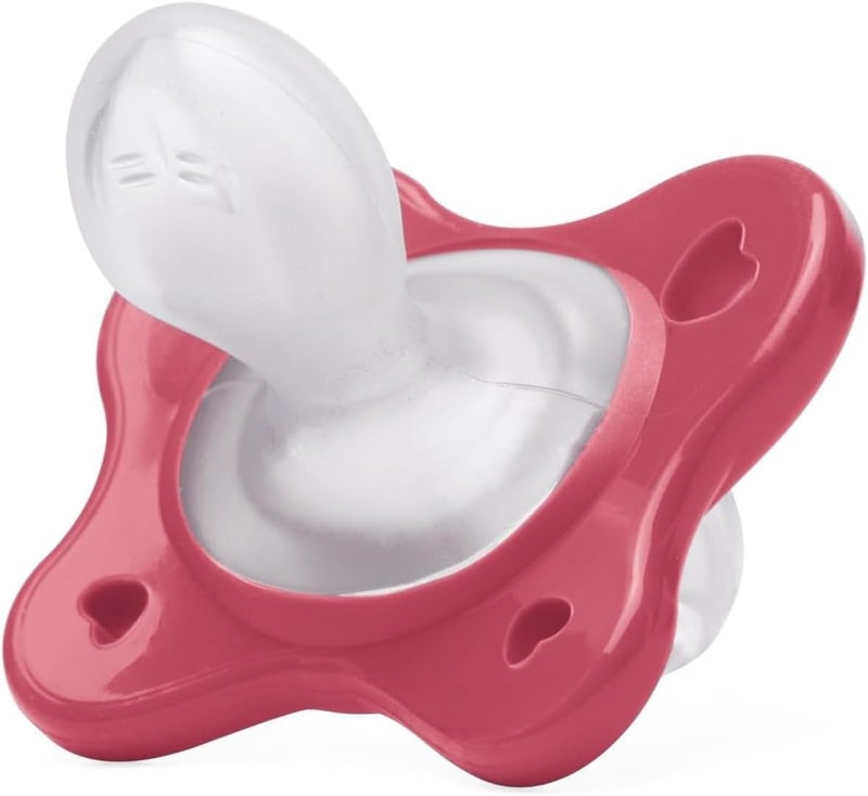Chicco Physioforma Dual Soft Silicone Soother 16-36m (2 pcs), Pink - Image 5